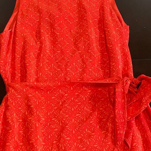 August Hale Gorgeous Silk VINTAGE Wrap Maxi Size 6 - Picture 2 of 8